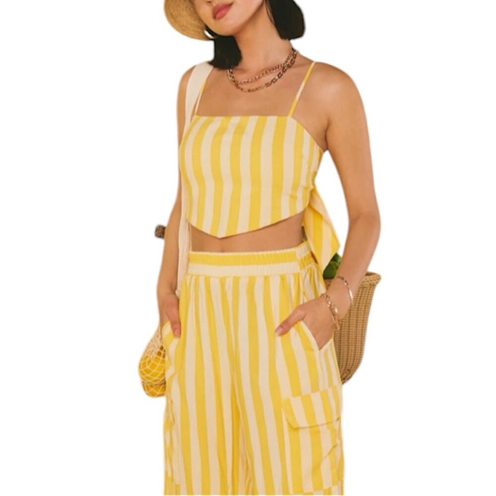 NWT Show Me Your MuMu Scarf Top in Sunny Stripe Size Small Retail $98 - Picture 4 of 8